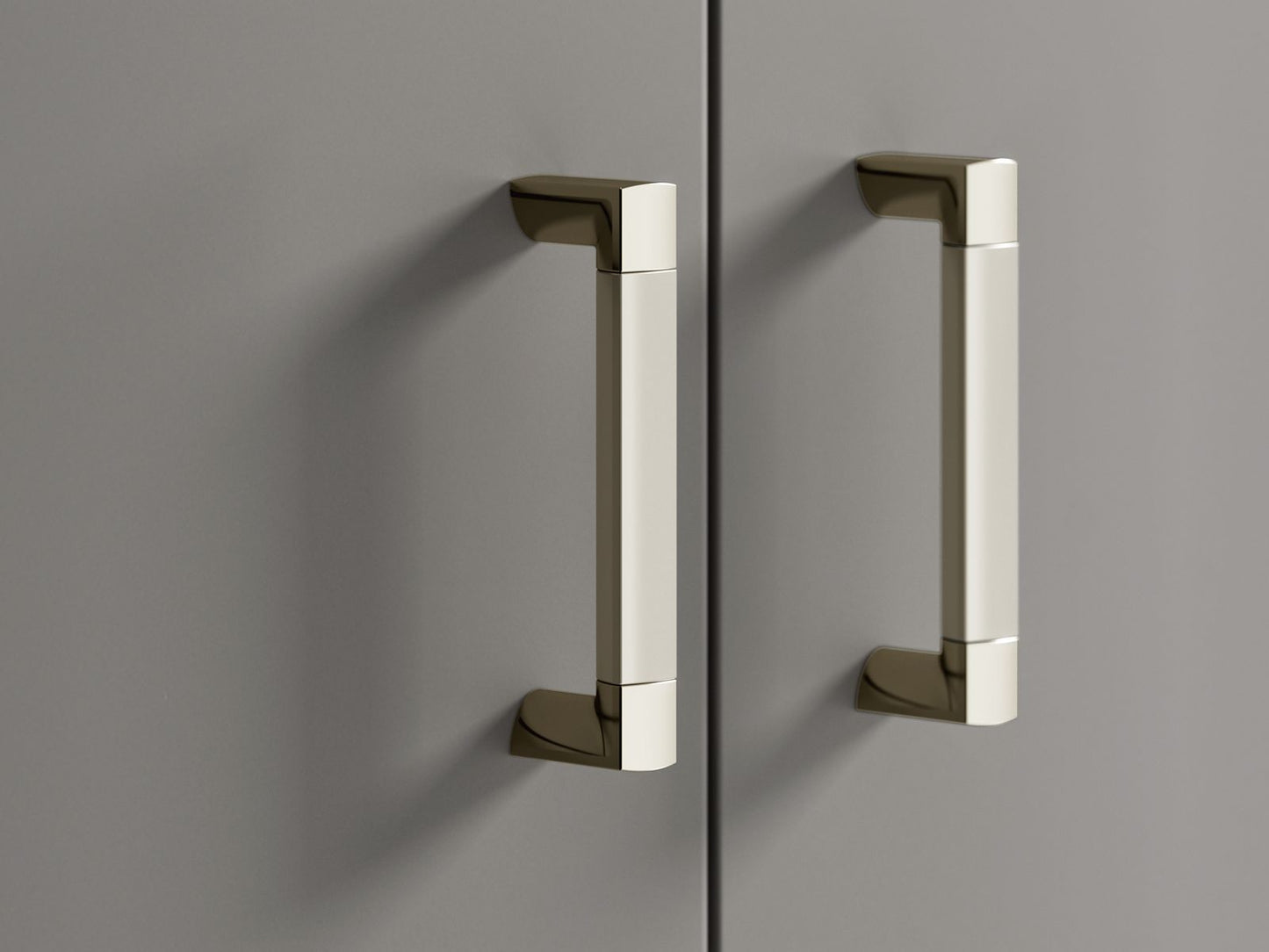 KOHLER K-33558-2MB Seer 4" cabinet pull - Vibrant Brushed Moderne Brass