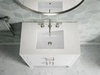 KOHLER K-33552-ASB-1WT Seer 30" Bathroom Vanity Cabinet With Sink And Quartz Top - Mohair Grey