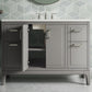 KOHLER K-33554-ASB-1WT Seer 48" Bathroom Vanity Cabinet With Sink And Quartz Top In Mohair Grey