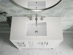 KOHLER K-33553-ASB-0 Seer 36" Bathroom Vanity Cabinet With Sink And Quartz Top - White