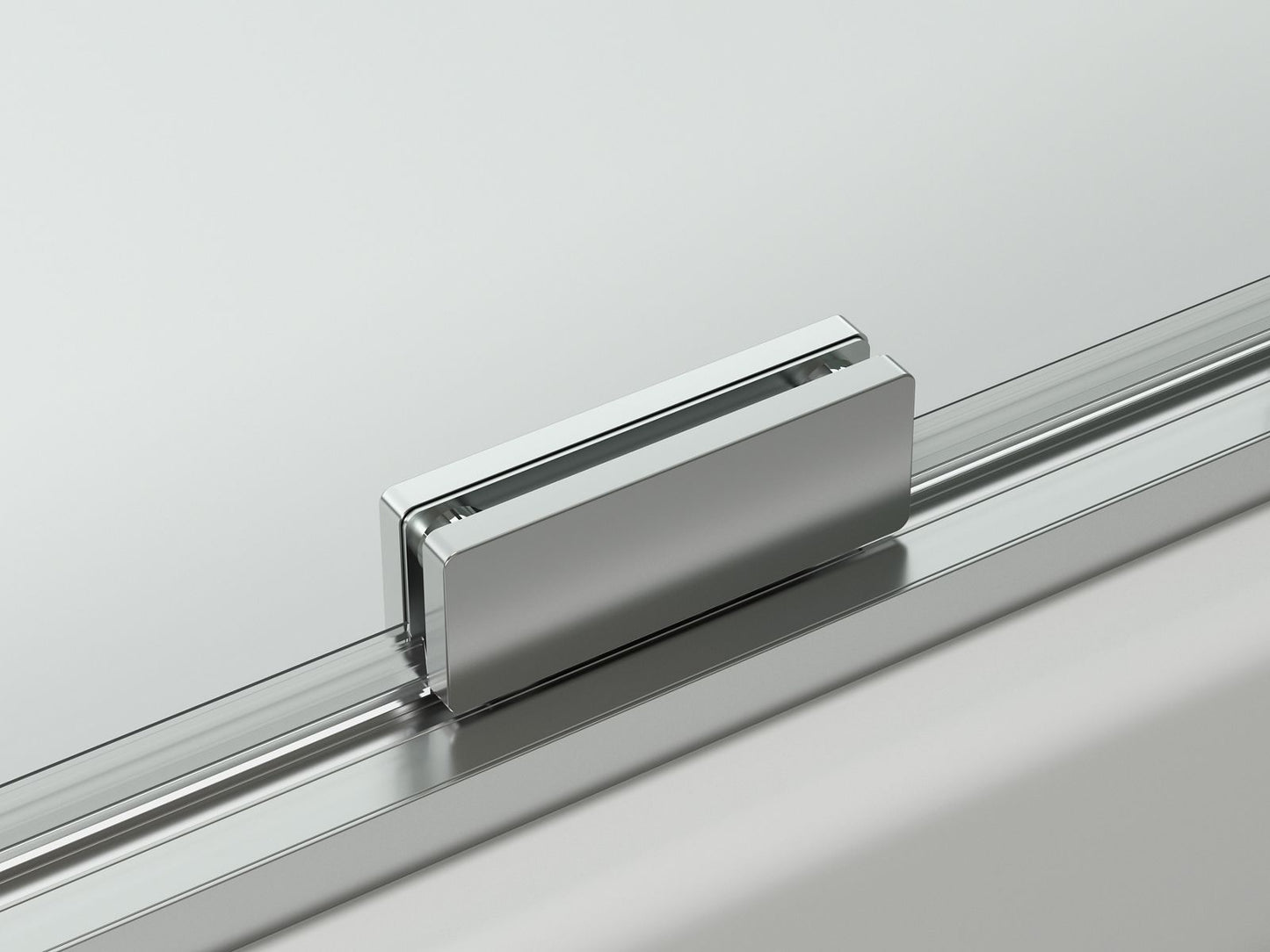 KOHLER K-707623-8L-SHP Echelon Sliding bath door, 58-1/4" H x 55-3/4 - 59-3/4" W, with 5/16" thick Crystal Clear glass