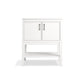 KOHLER K-33578-ASB-0 Winnow 30" Bathroom Vanity Cabinet With Sink And Quartz Top In White