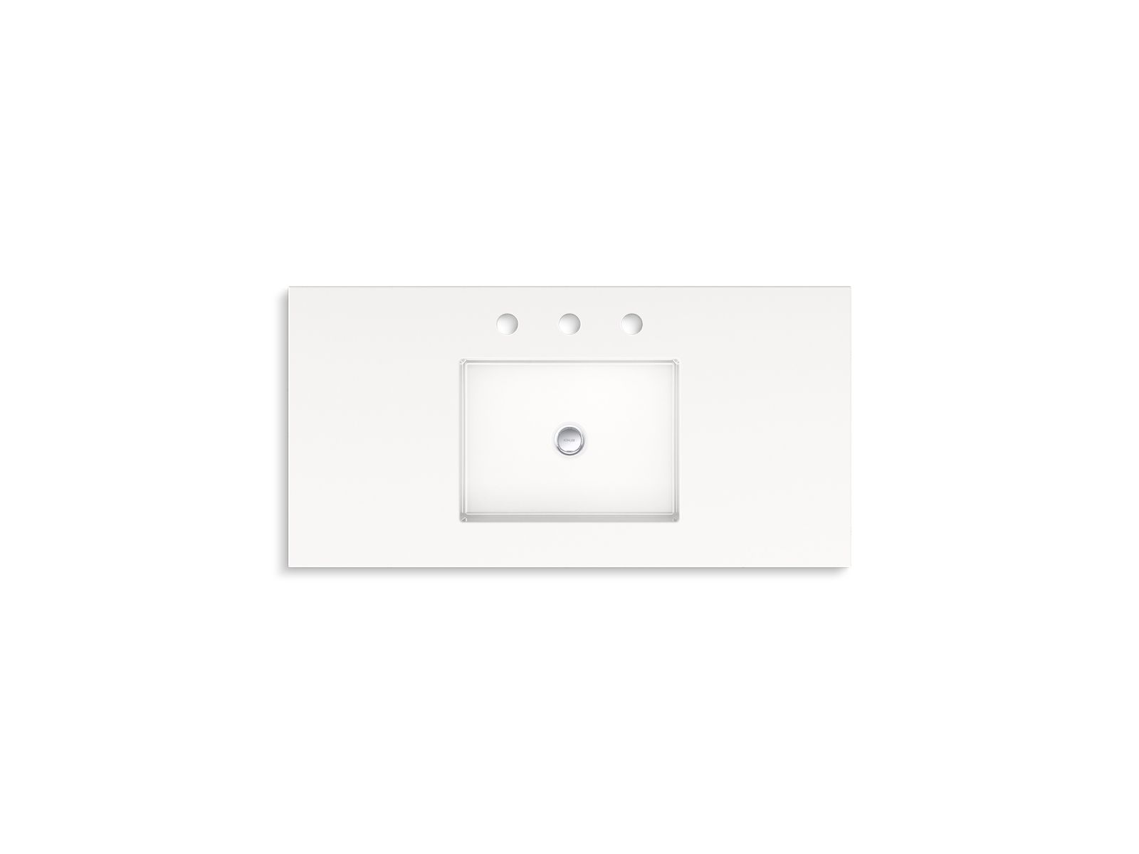 KOHLER K-33579-ASB-0 Winnow 36" Bathroom Vanity Cabinet With Sink And Quartz Top - White