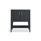 KOHLER K-33578-ASB-1WX Winnow 30" Bathroom Vanity Cabinet With Sink And Quartz Top In Slate Grey