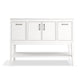 KOHLER K-33580-ASB-0 Winnow 48" Bathroom Vanity Cabinet With Sink And Quartz Top In White