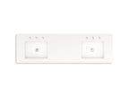 KOHLER K-33581-ASB-1WX Winnow 60" Bathroom Vanity Cabinet With Sinks And Quartz Top - Slate Grey