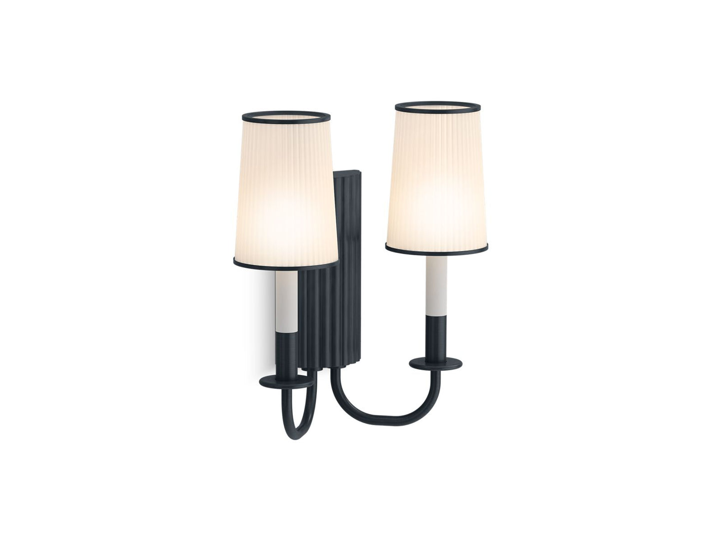 KOHLER K-28544-SC02-GNL Tresdoux Two-Light Sconce In Gunmetal