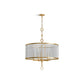 KOHLER K-27748-CH05-2GL Terret 29" Chandelier In Brushed Moderne Brass