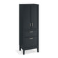 KOHLER K-33582-ASB-1WX Winnow 24" X 70" Linen Tower In Slate Grey