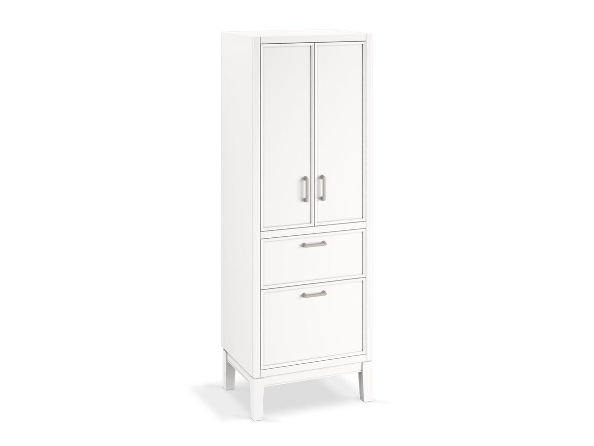 KOHLER K-33582-ASB-0 Winnow 24" X 70" Linen Tower - White