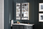 KOHLER K-81148-SLE-DA1 Maxstow 22" X 40" Lighted Medicine Cabinet - Dark Anodized Aluminum