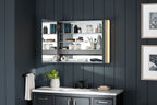 KOHLER K-81146-SLE-DA1 Maxstow 32" X 24" Lighted Medicine Cabinet - Dark Anodized Aluminum