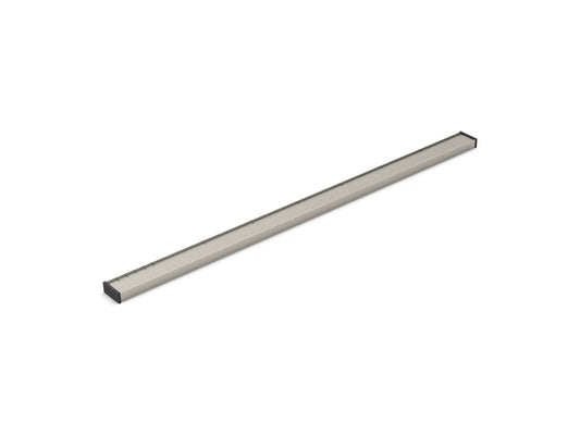 KOHLER K-80648-BNK 2-1/2" x 48" linear drain grate with tile-in panel - Anodized Brushed Nickel