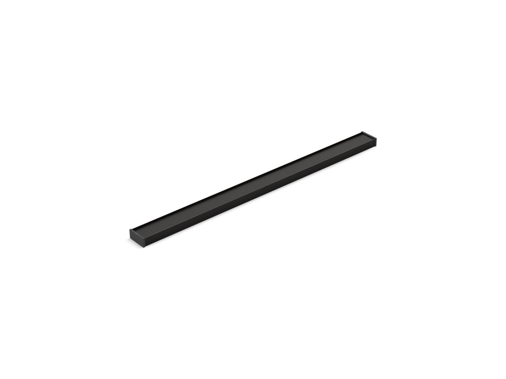 KOHLER K-80647-BL 2-1/2" X 36" Linear Drain Grate With Tile-In Panel - Matte Black
