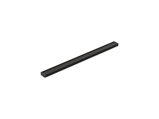 KOHLER K-80647-BL 2-1/2" x 36" linear drain grate with tile-in panel - Matte Black