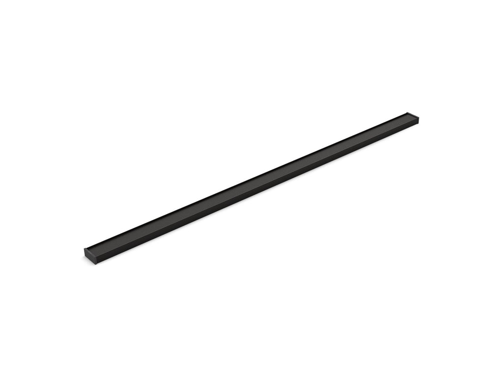 KOHLER K-80649-BL 2-1/2" X 60" Linear Drain Grate With Tile-In Panel - Matte Black