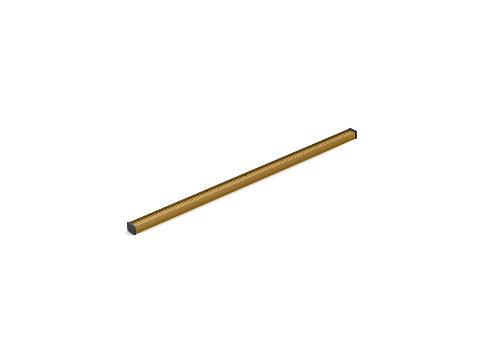 KOHLER K-80650-2MB 1-1/4" X 36" Linear Drain Grate With Tile-In Panel - Vibrant Brushed Moderne Brass