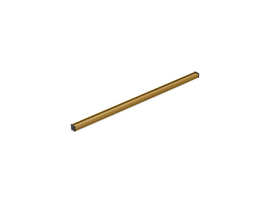 KOHLER K-80650-2MB 1-1/4" x 36" linear drain grate with tile-in panel - Vibrant Brushed Moderne Brass