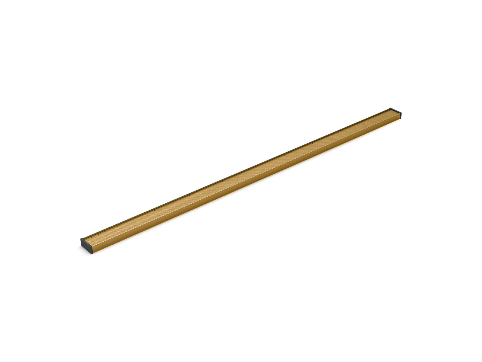 KOHLER K-80649-2MB 2-1/2" X 60" Linear Drain Grate With Tile-In Panel - Vibrant Brushed Moderne Brass