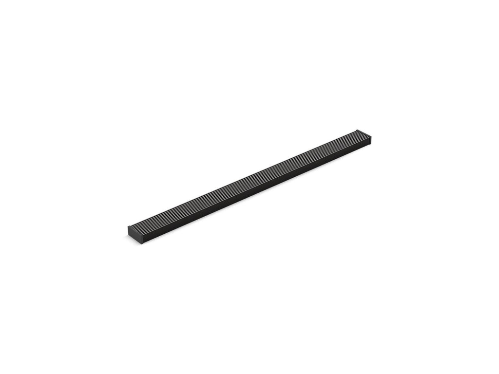 KOHLER K-80653-BL 2-1/2" X 36" Linear Drain Grate With Lattice Pattern - Matte Black