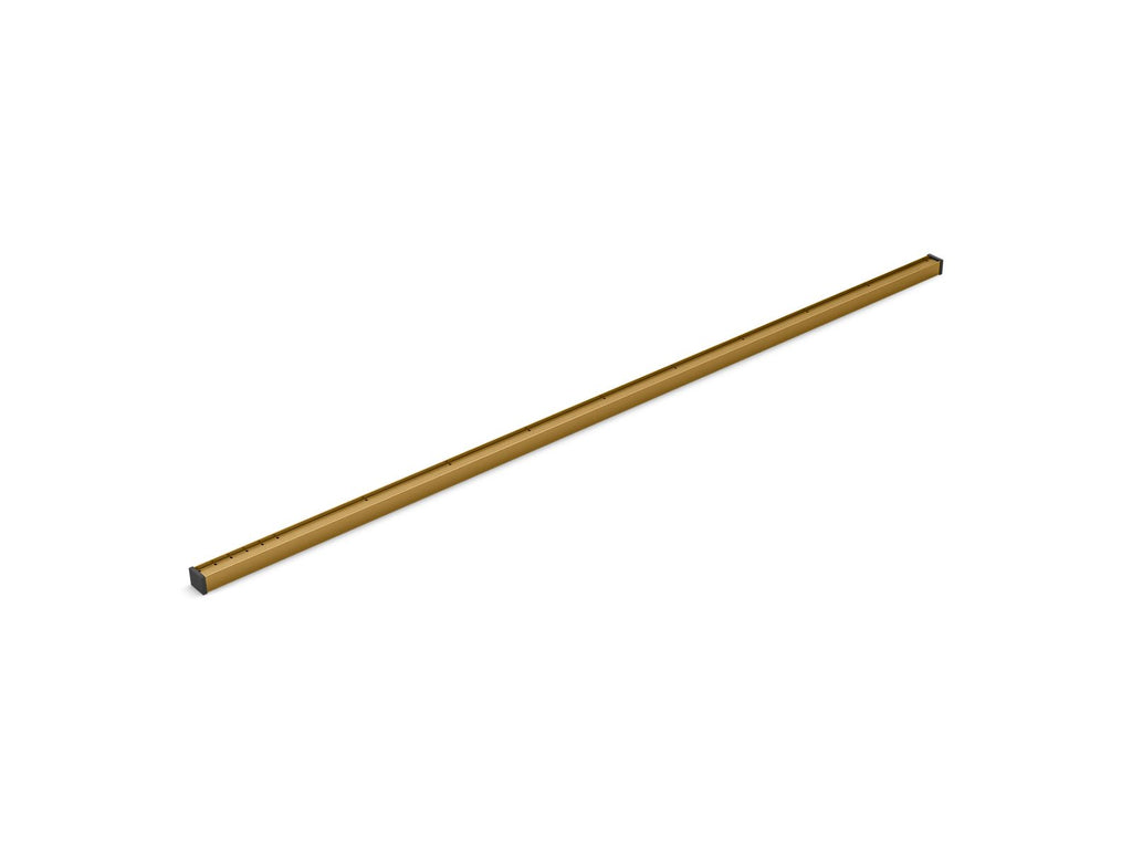 KOHLER K-80652-2MB 1-1/4" X 60" Linear Drain Grate With Tile-In Panel - Vibrant Brushed Moderne Brass