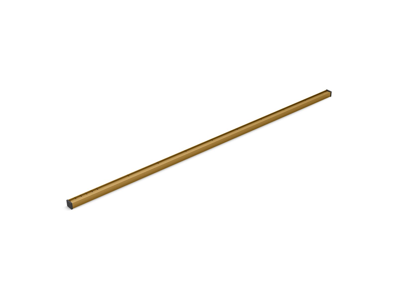 KOHLER K-80652-2MB 1-1/4" X 60" Linear Drain Grate With Tile-In Panel - Vibrant Brushed Moderne Brass