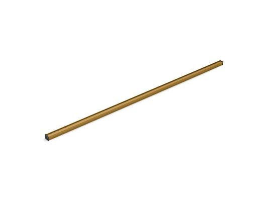 KOHLER K-80652-2MB 1-1/4" x 60" linear drain grate with tile-in panel - Vibrant Brushed Moderne Brass