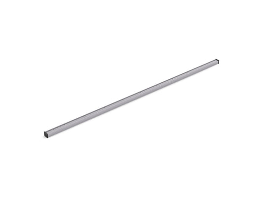 KOHLER K-80652-SH 1-1/4" x 60" linear drain grate with tile-in panel - Bright Silver