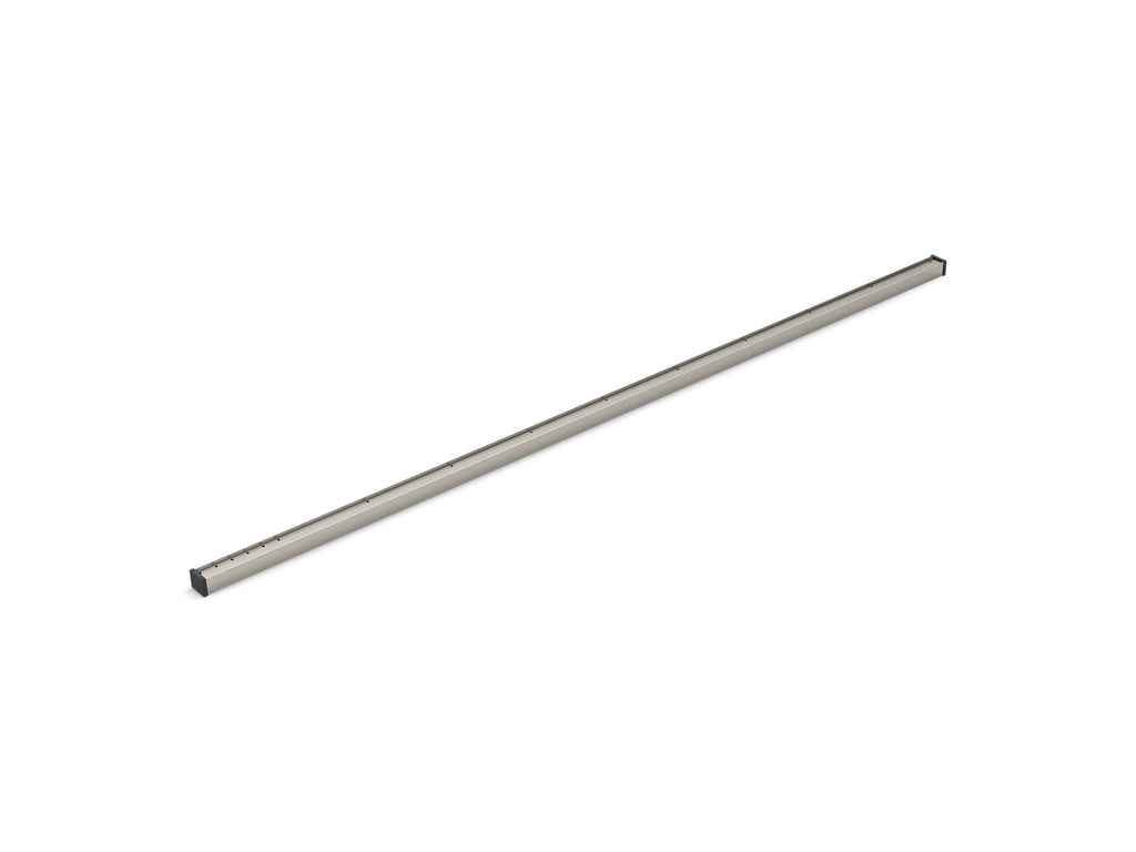 KOHLER K-80652-BNK 1-1/4" X 60" Linear Drain Grate With Tile-In Panel - Anodized Brushed Nickel