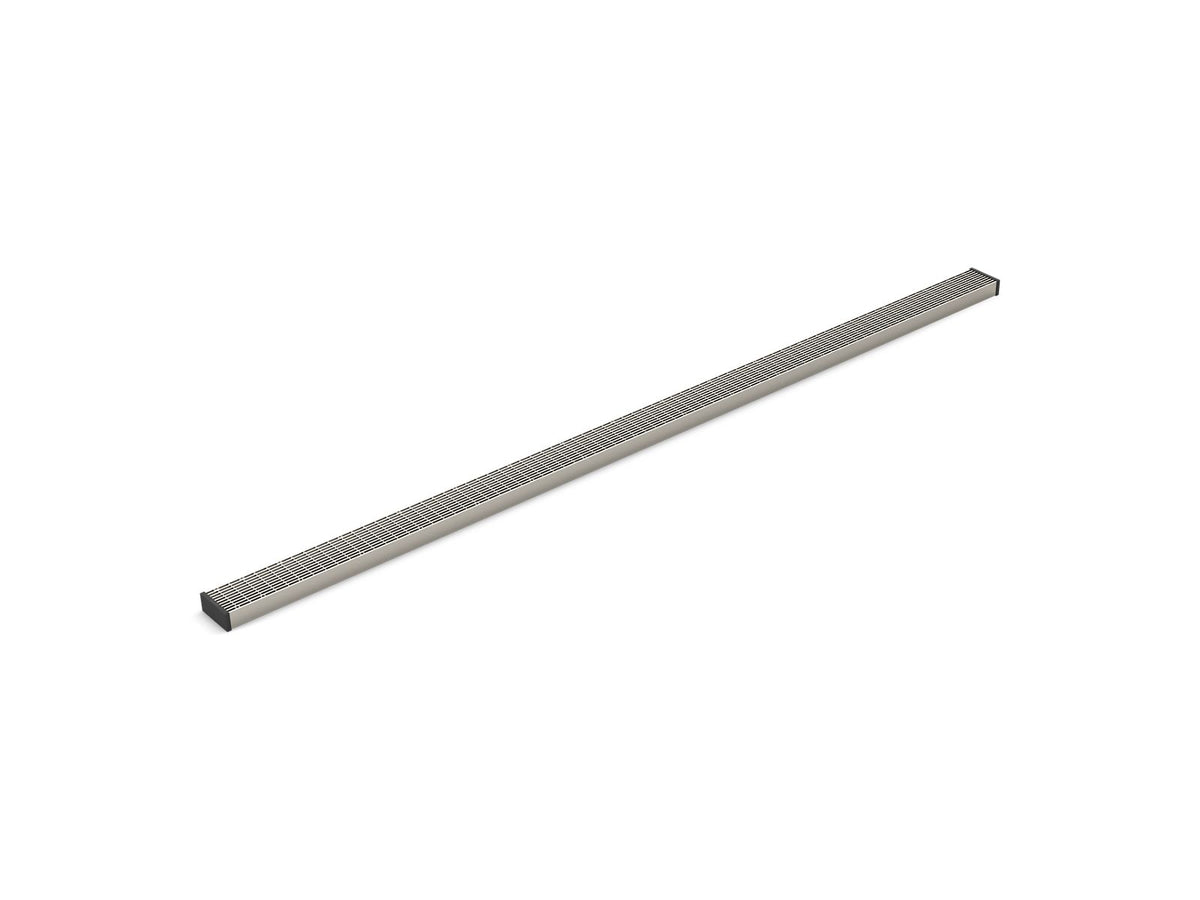 KOHLER K-80655-BNK 2-1/2" X 60" Linear Drain Grate With Lattice Pattern - Anodized Brushed Nickel