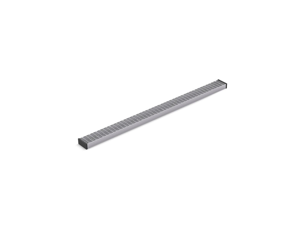 KOHLER K-80653-BL 2-1/2" X 36" Linear Drain Grate With Lattice Pattern - Matte Black