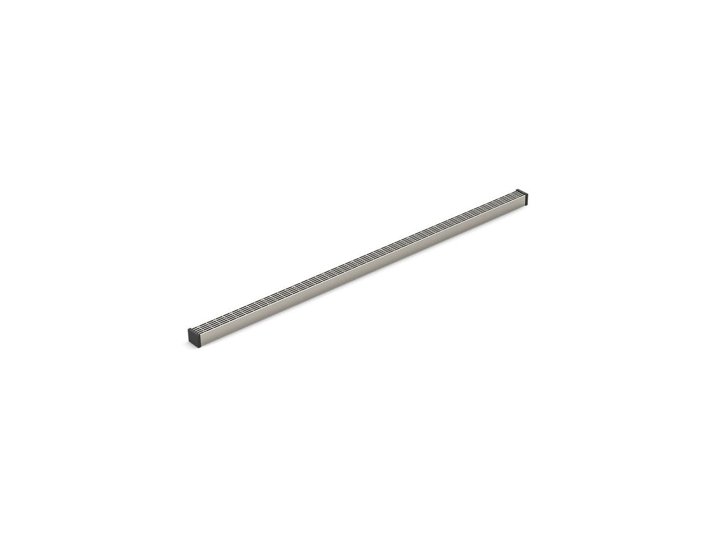 KOHLER K-80654-BNK 2-1/2" X 48" Linear Drain Grate With Lattice Pattern - Anodized Brushed Nickel