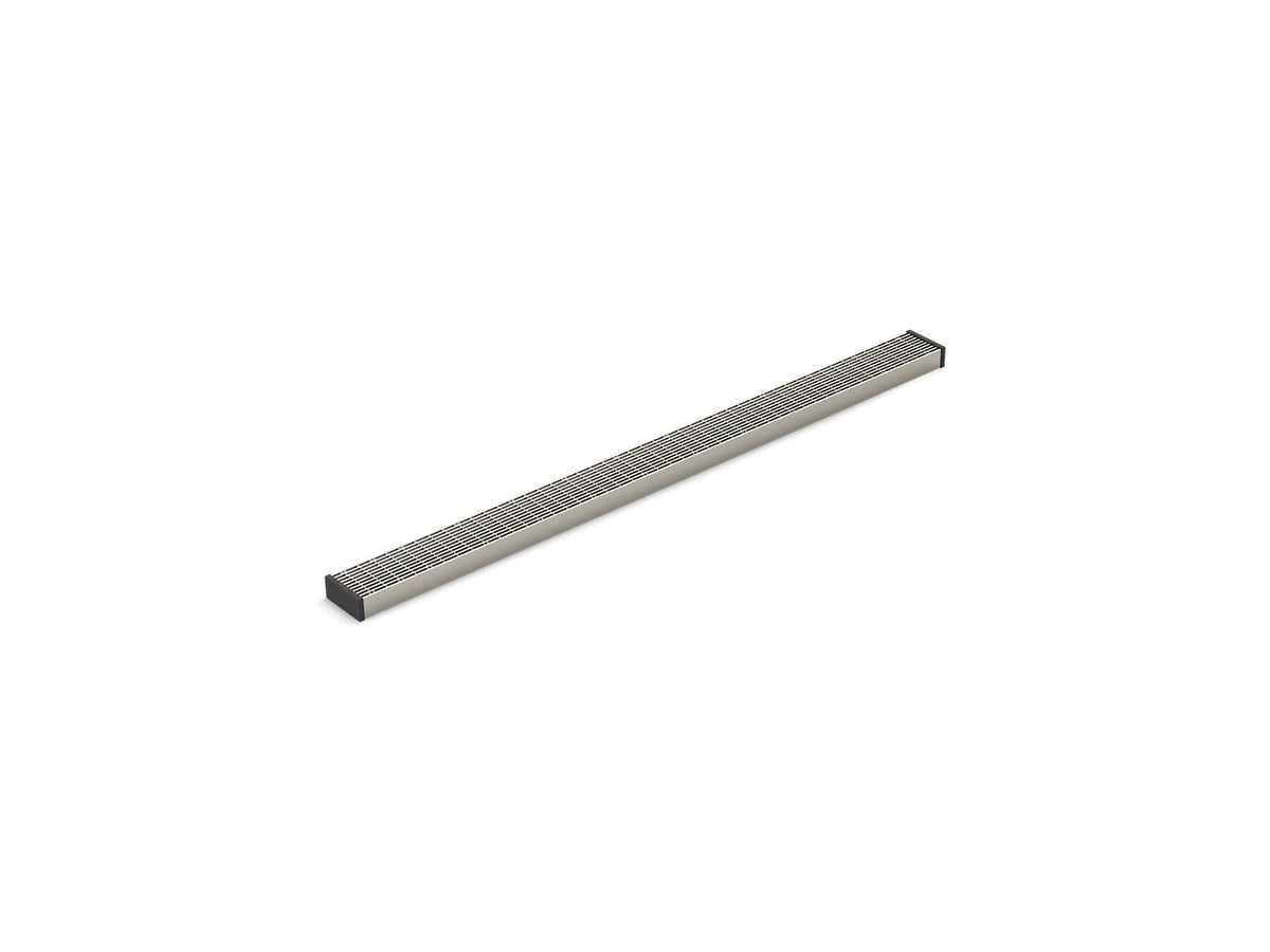 KOHLER K-80653-BNK 2-1/2" X 36" Linear Drain Grate With Lattice Pattern - Anodized Brushed Nickel