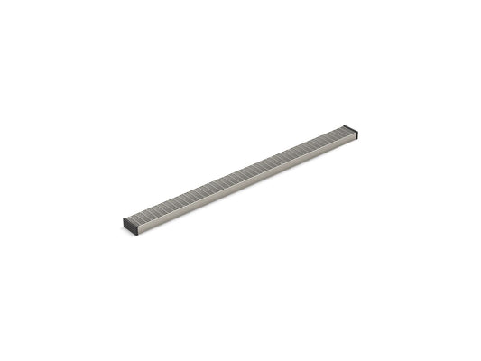 KOHLER K-80653-BNK 2-1/2" x 36" linear drain grate with lattice pattern - Anodized Brushed Nickel