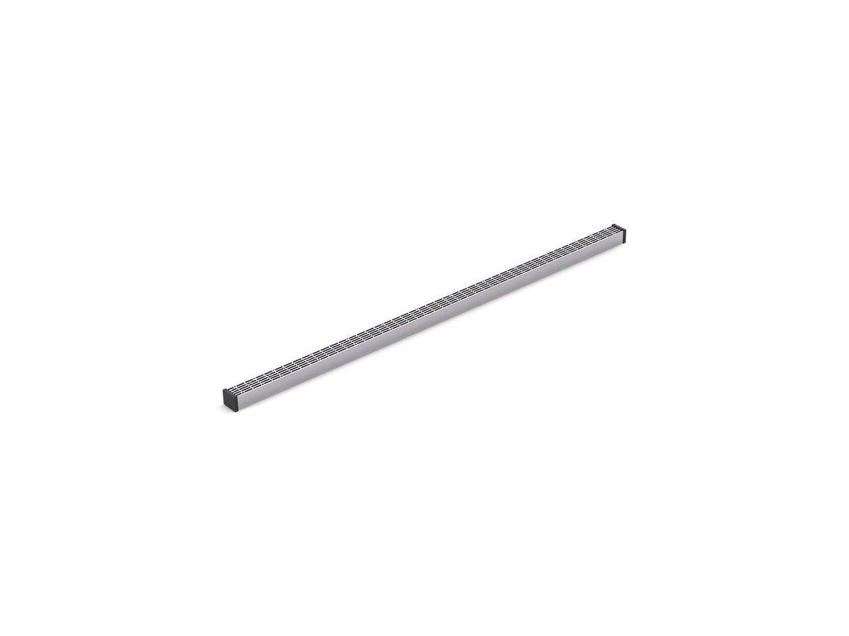 KOHLER K-80654-2MB 2-1/2" X 48" Linear Drain Grate With Lattice Pattern - Vibrant Brushed Moderne Brass