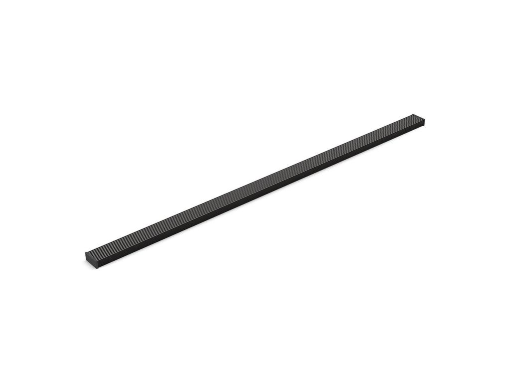 KOHLER K-80655-BL 2-1/2" X 60" Linear Drain Grate With Lattice Pattern - Matte Black