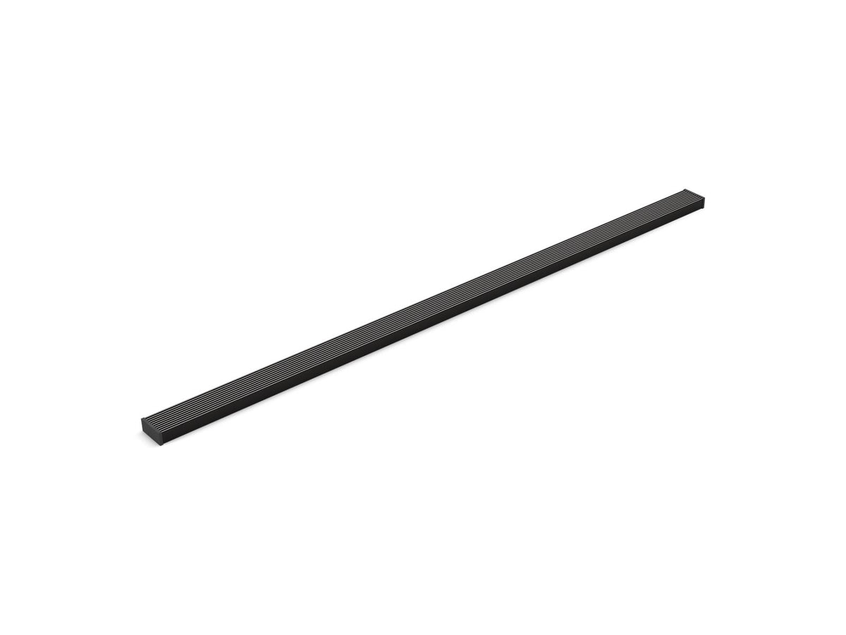 KOHLER K-80655-BL 2-1/2" X 60" Linear Drain Grate With Lattice Pattern - Matte Black