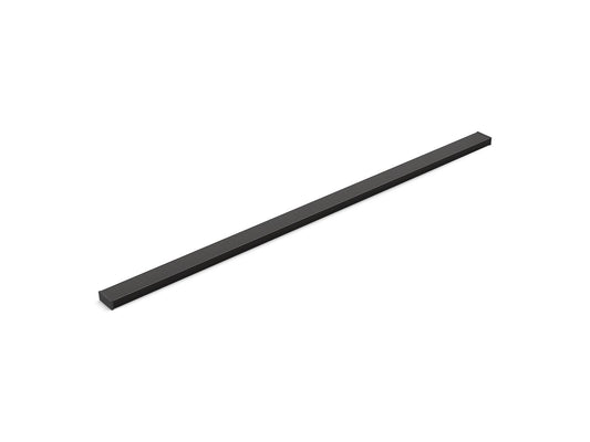 KOHLER K-80655-BL 2-1/2" x 60" linear drain grate with lattice pattern - Matte Black
