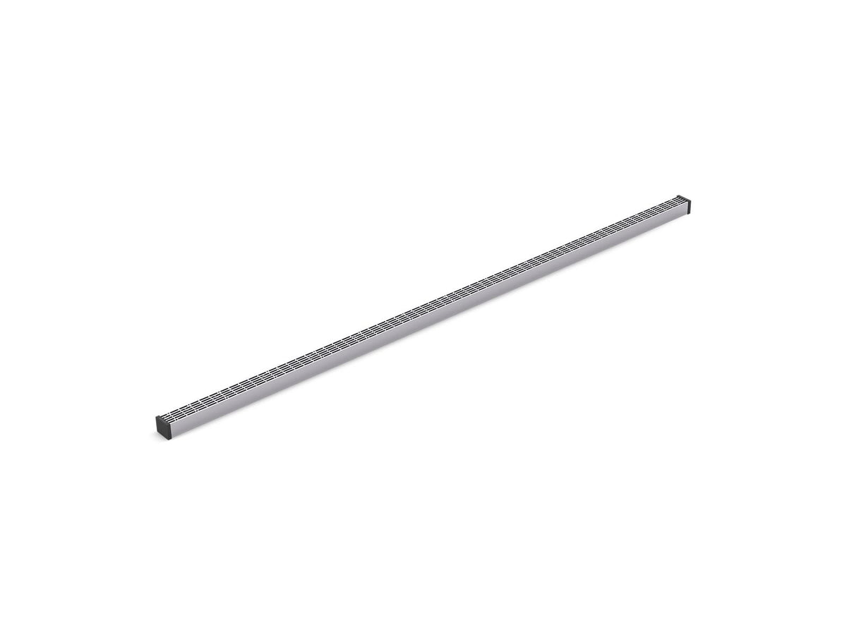KOHLER K-80657-SH 1-1/4" X 48" Linear Drain Grate With Lattice Pattern - Bright Silver