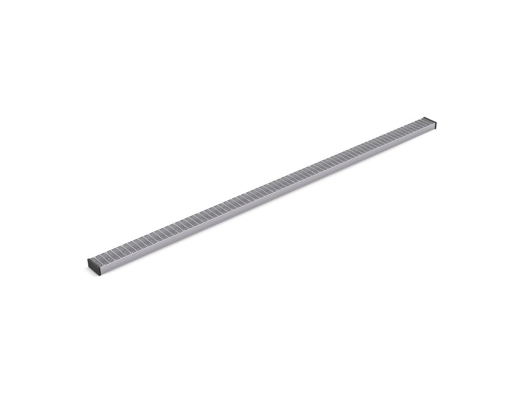 KOHLER K-80655-BNK 2-1/2" X 60" Linear Drain Grate With Lattice Pattern - Anodized Brushed Nickel