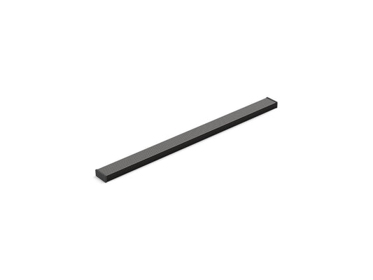 KOHLER K-80659-BL 2-1/2" x 36" linear drain grate with perforated pattern - Matte Black