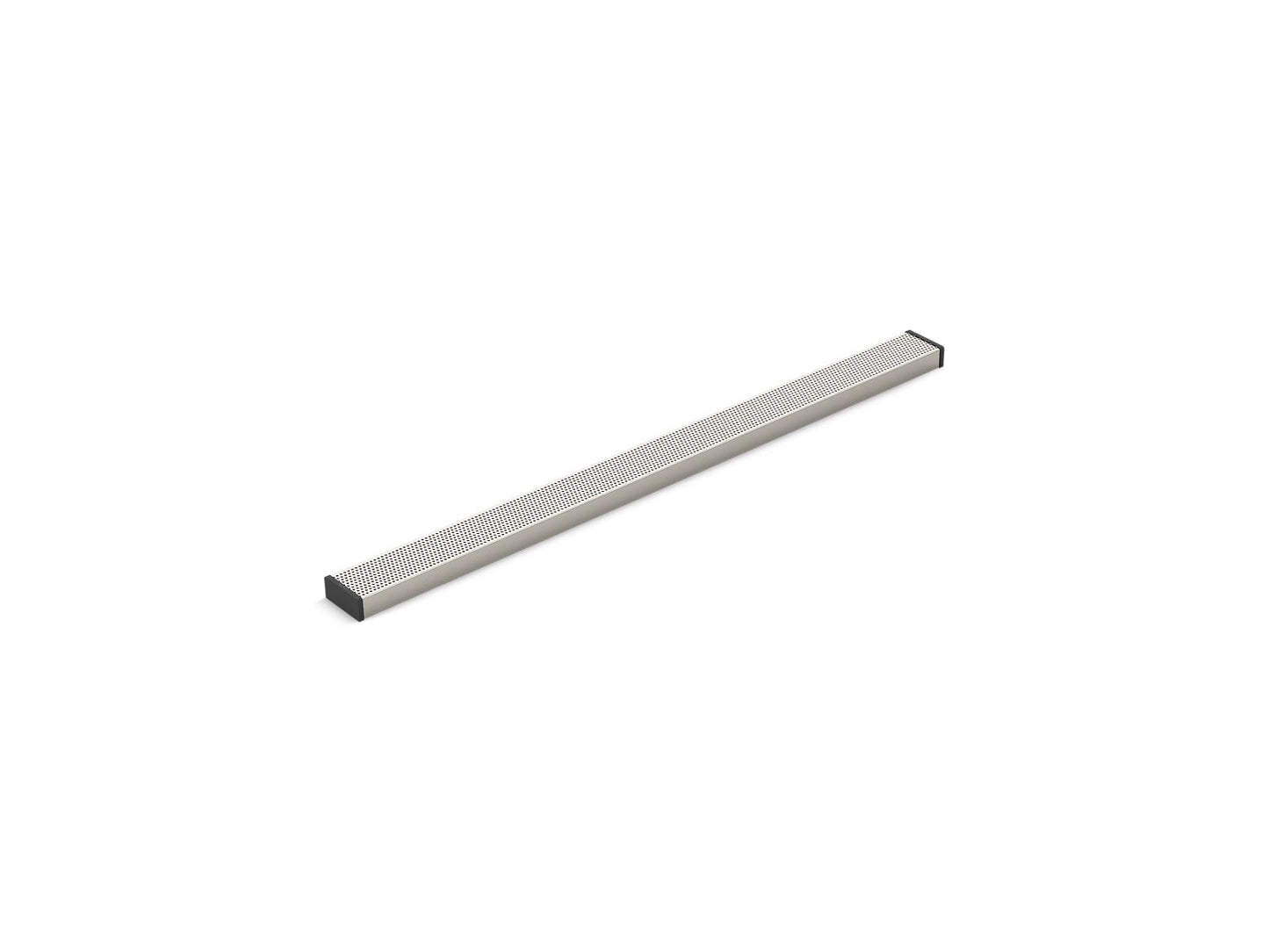 KOHLER K-80659-BNK 2-1/2" x 36" linear drain grate with perforated pattern - Anodized Brushed Nickel