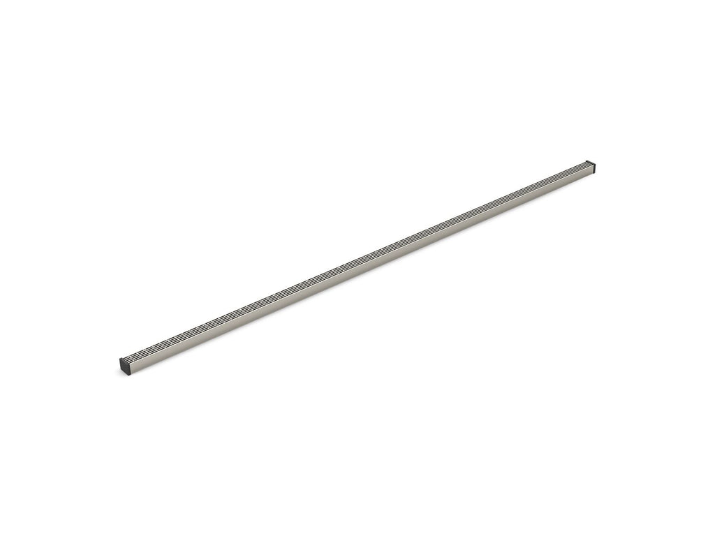 KOHLER K-80658-BNK 1-1/4" X 60" Linear Drain Grate With Lattice Pattern - Anodized Brushed Nickel