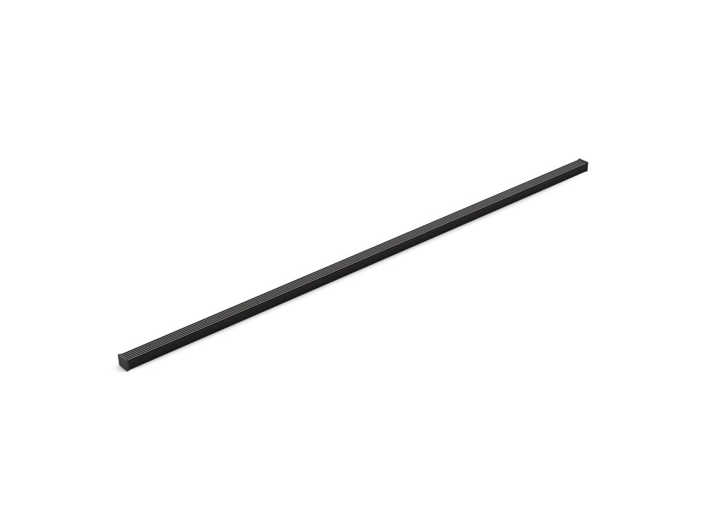 KOHLER K-80658-BL 1-1/4" X 60" Linear Drain Grate With Lattice Pattern - Matte Black