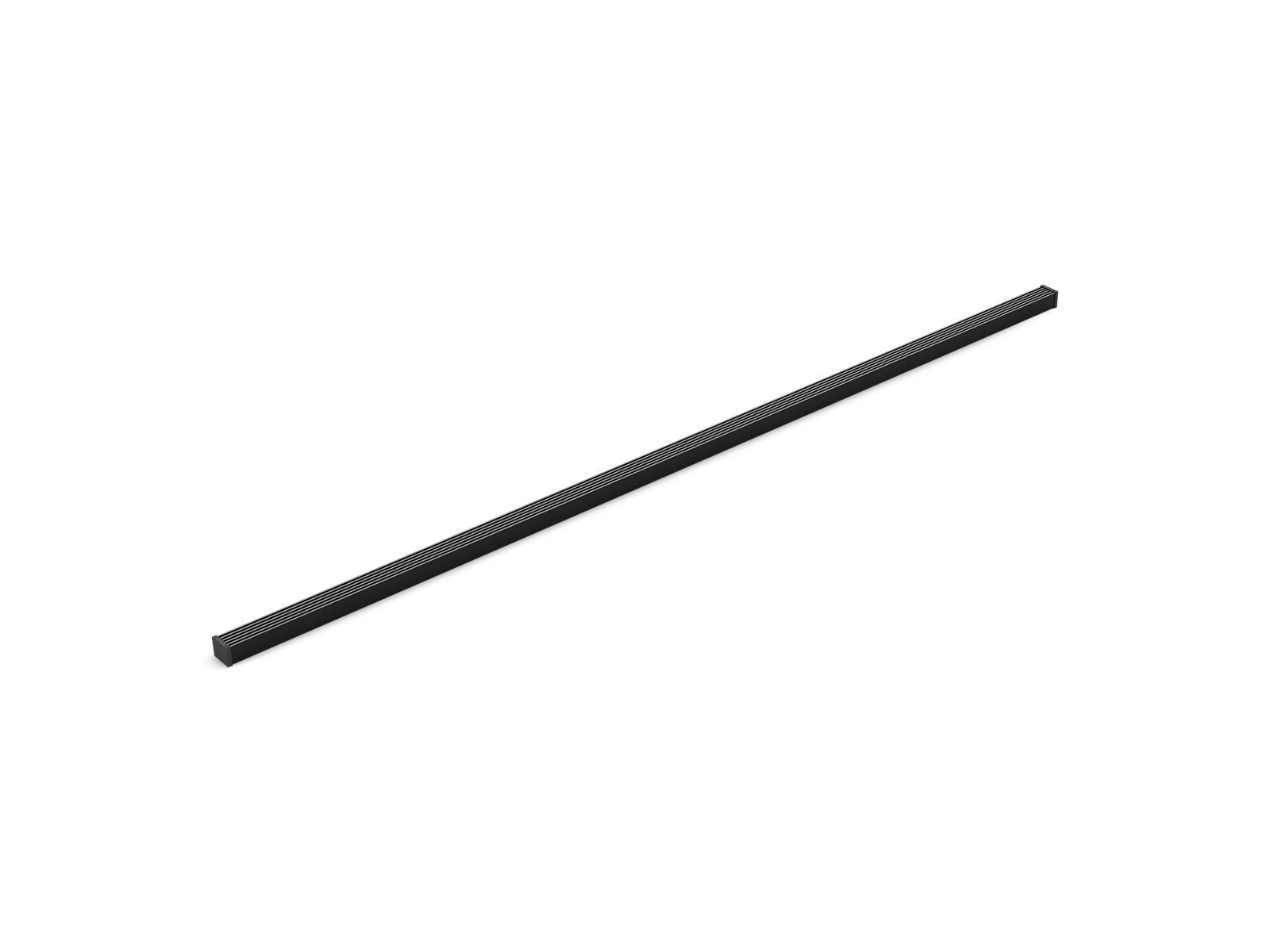 KOHLER K-80658-BL 1-1/4" X 60" Linear Drain Grate With Lattice Pattern - Matte Black