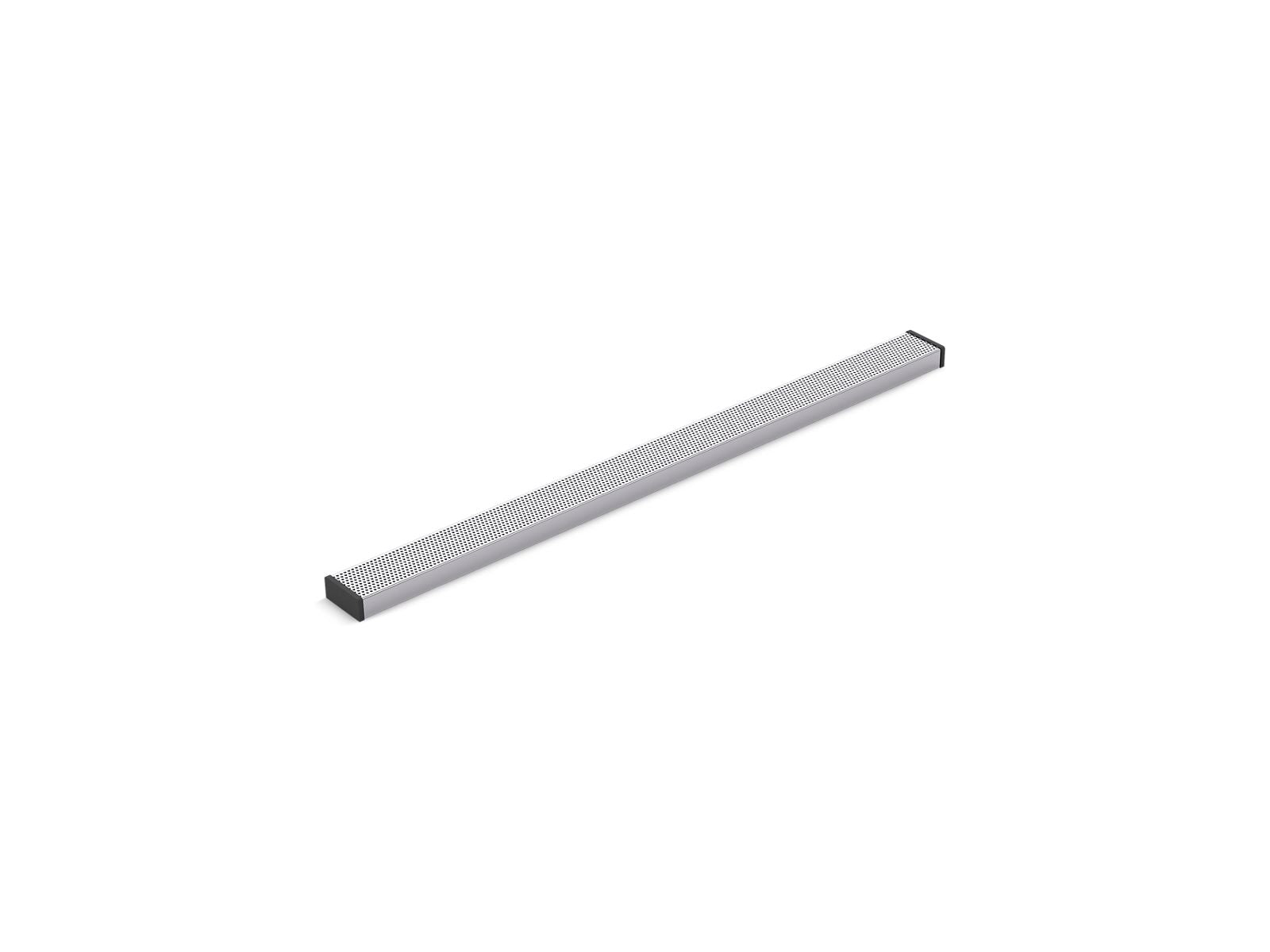 KOHLER K-80659-SH 2-1/2" X 36" Linear Drain Grate With Perforated Pattern - Bright Silver