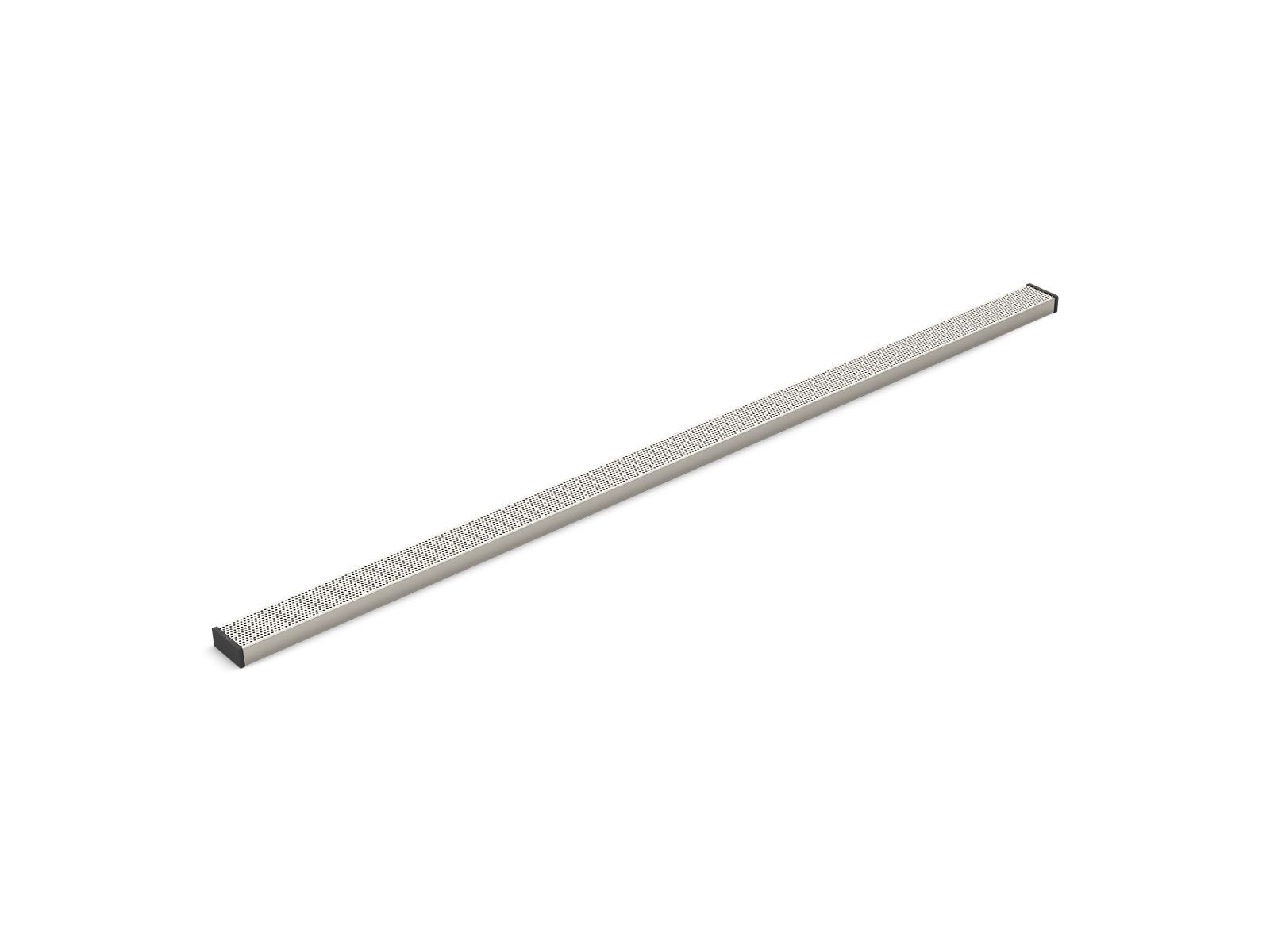 KOHLER K-80661-BNK 2-1/2" X 60" Linear Drain Grate With Perforated Pattern - Anodized Brushed Nickel