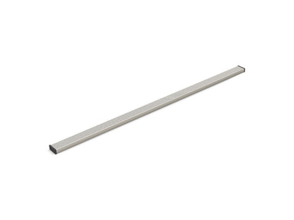 KOHLER K-80661-BNK 2-1/2" x 60" linear drain grate with perforated pattern - Anodized Brushed Nickel