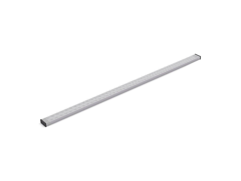 KOHLER K-80661-BL 2-1/2" X 60" Linear Drain Grate With Perforated Pattern - Matte Black