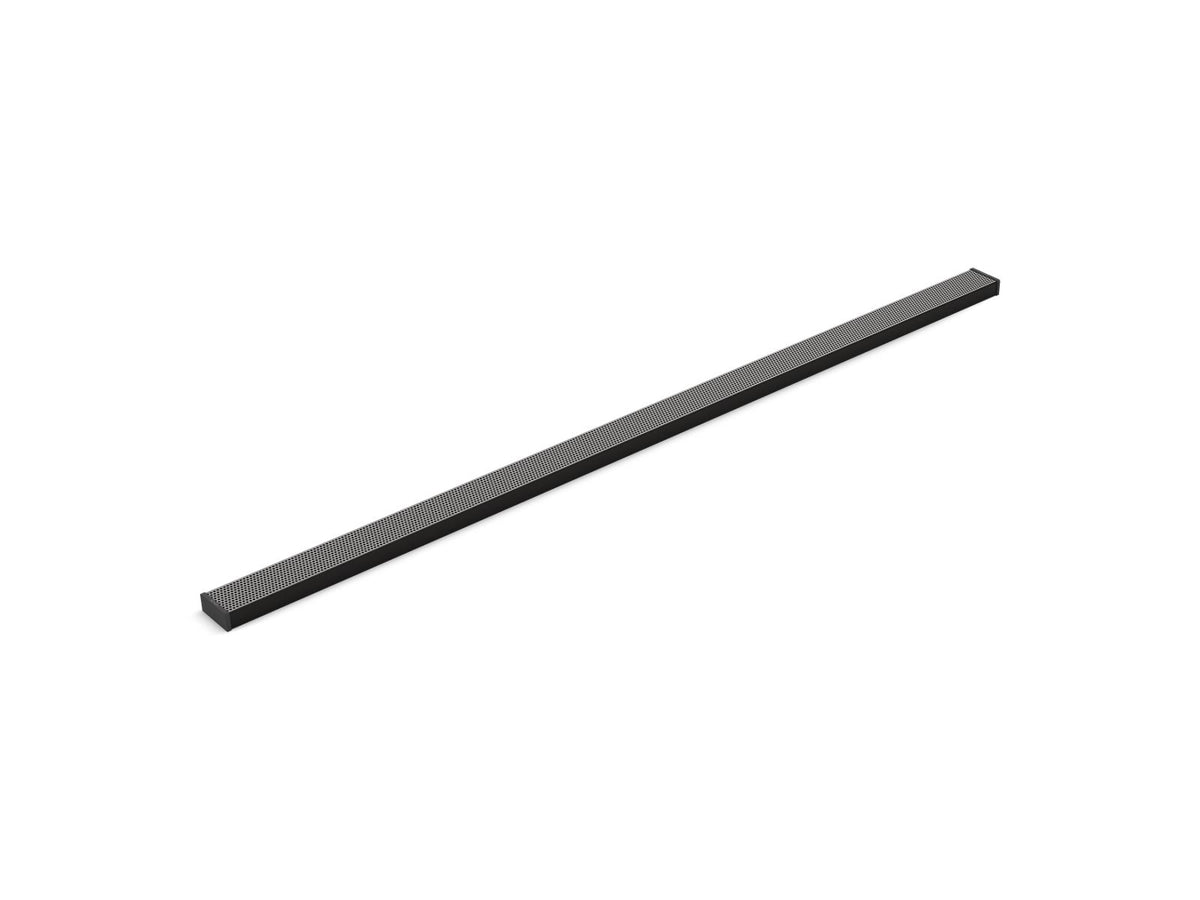 KOHLER K-80661-BL 2-1/2" X 60" Linear Drain Grate With Perforated Pattern - Matte Black